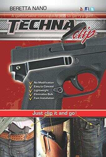 Techna Clip <span style="font-weight:bolder; ">Beretta</span> Nano - Right Side Gun Belt